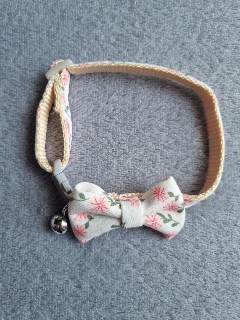 Collier pour Chat à fleurs roses - Miniature 2