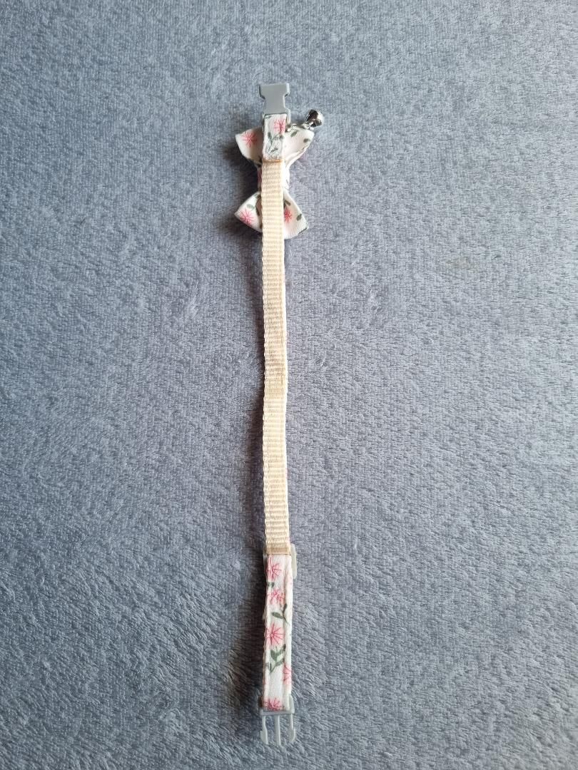 Collier pour Chat à fleurs roses - Miniature 6
