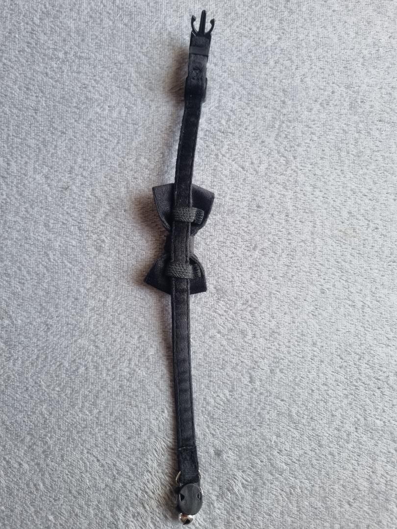 Collier pour Chat en Velours Noir - Miniature 7