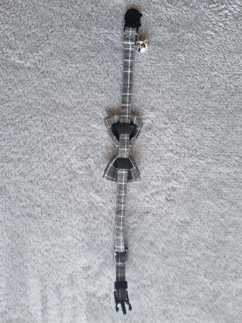 Collier pour Chat à carreaux Gris - Miniature 8