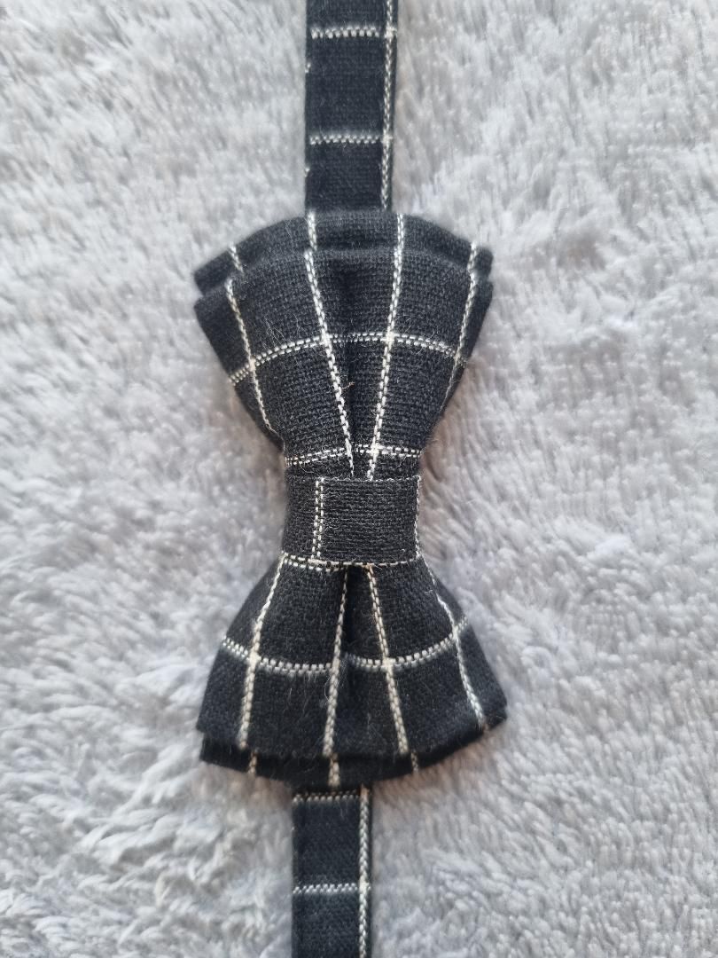 Collier pour Chat à Carreaux Noir - Miniature 5