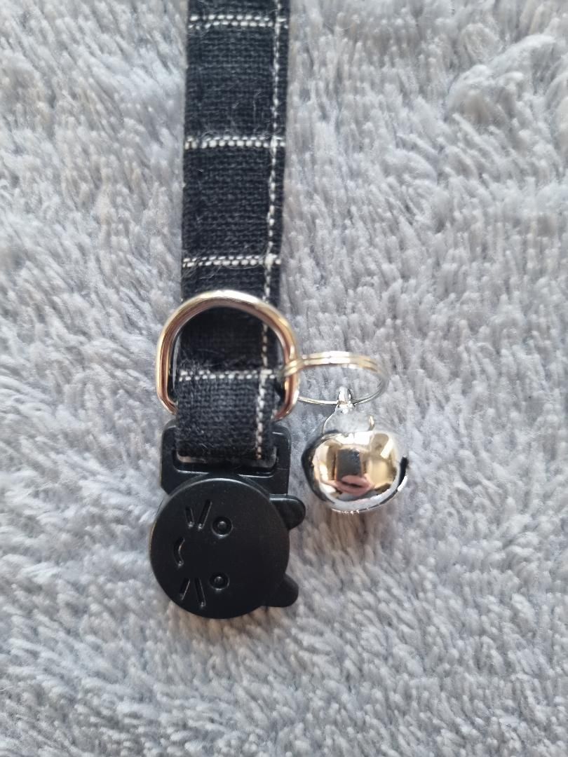 Collier pour Chat à Carreaux Noir - Miniature 7