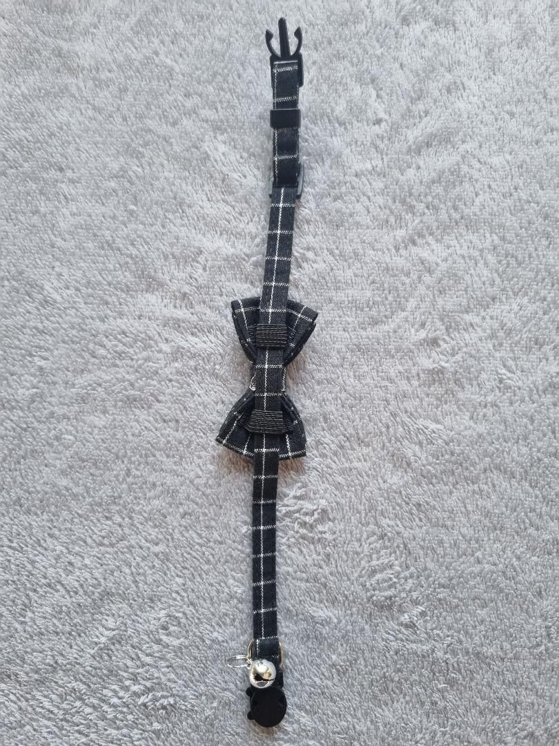 Collier pour Chat à Carreaux Noir - Miniature 8