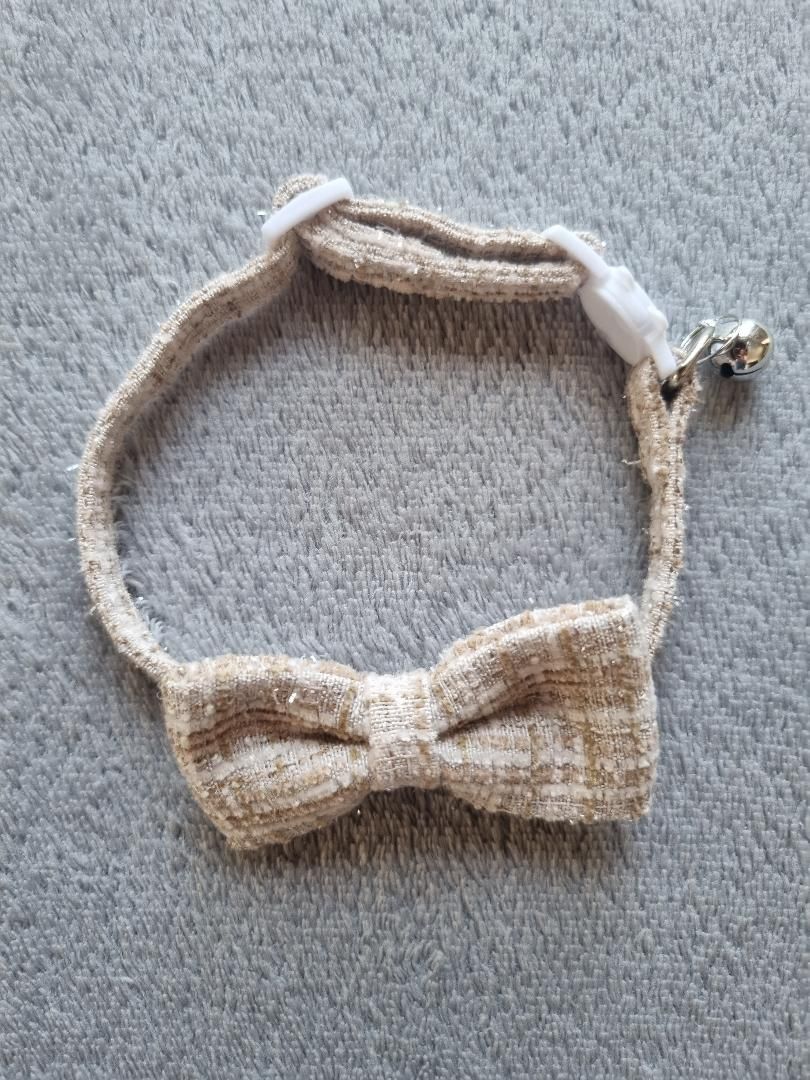 Collier pour Chat à carreaux Beige - Miniature 2