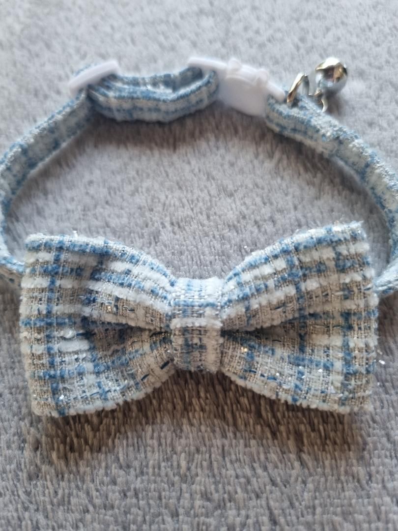 Collier pour Chat à carreaux Bleu - Miniature 3