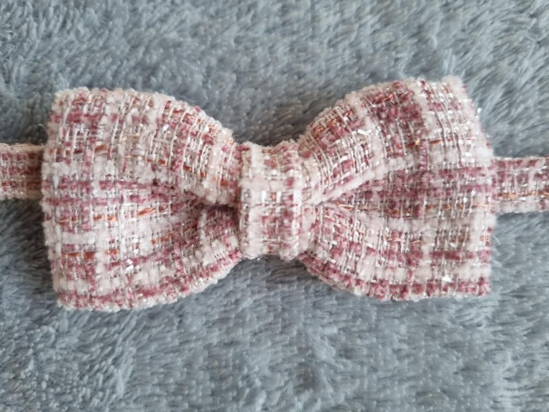 Collier pour Chat à carreaux Rose - Miniature 5