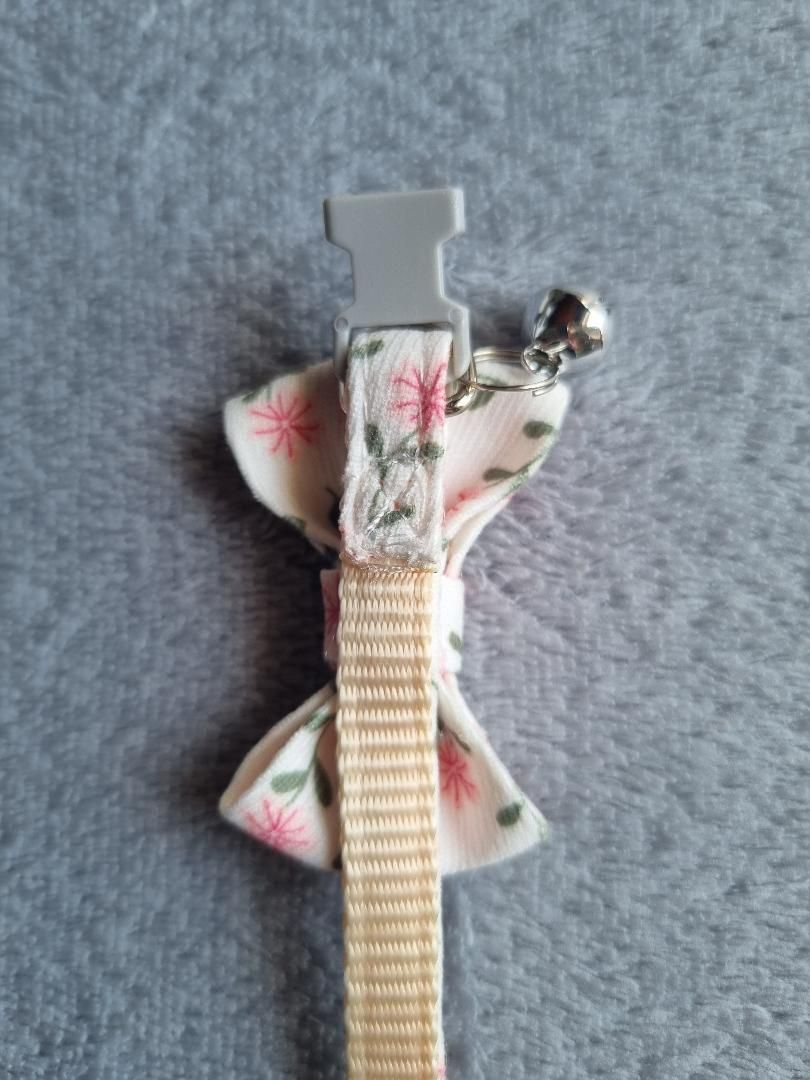 Collier pour Chat à fleurs roses - Miniature 7