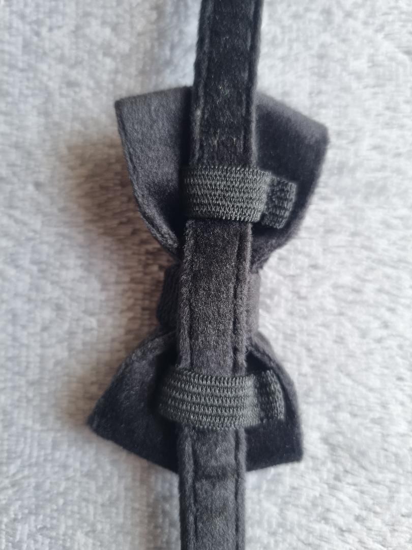 Collier pour Chat en Velours Noir - Miniature 8