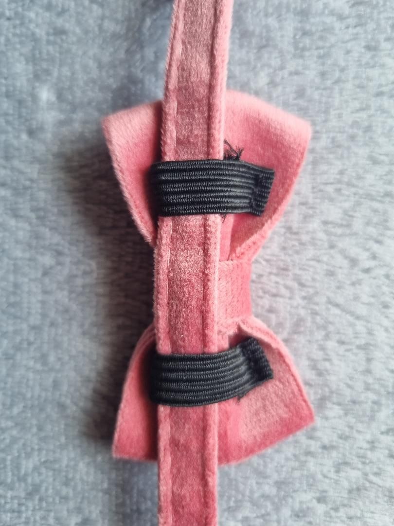 Collier pour Chat en Velours Rose - Miniature 9