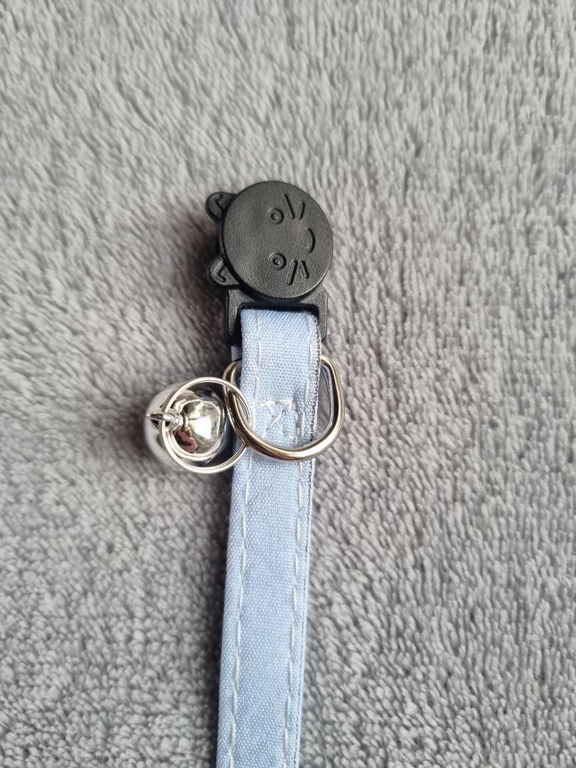 Collier avec nœud papillon pour Chat rayé Bleu - Miniature 6