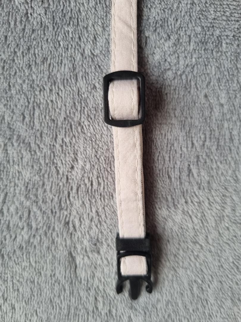 Collier avec nœud papillon pour Chat rayé rose clair - Miniature 6